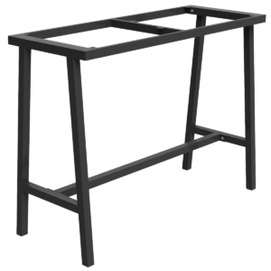 A Shaped Breakfast Bar Height Table Base With Top Support Frame - Image 1