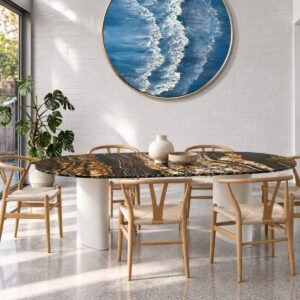 Wembley Table Legs With Oval Top Frame - Image 5