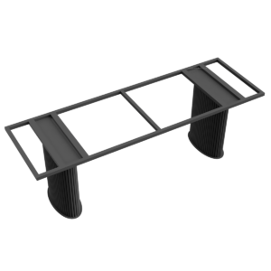 Bicton Table Base With Ellipse Shaped Legs - Image 4