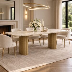 Bicton Table Base With Ellipse Shaped Legs - Image 2